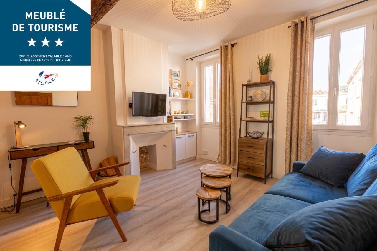 Escapade A Sanary, Au Coeur Du Village, 200M Du Port,Clim,Wifi,Parking Екстериор снимка